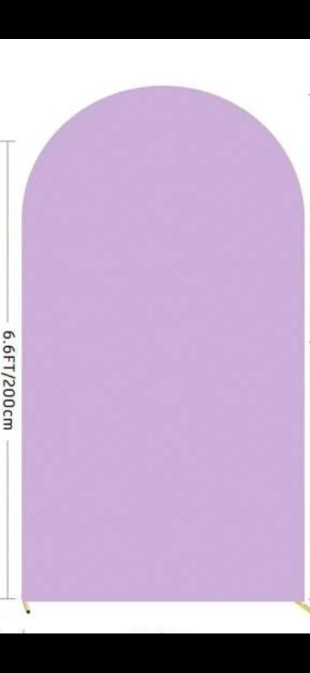 Fabric purple backdrop cover 2m H x 1m W